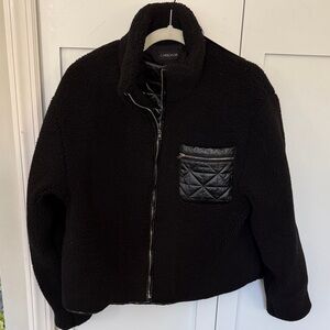 Carbon38 Black Teddy Jacket